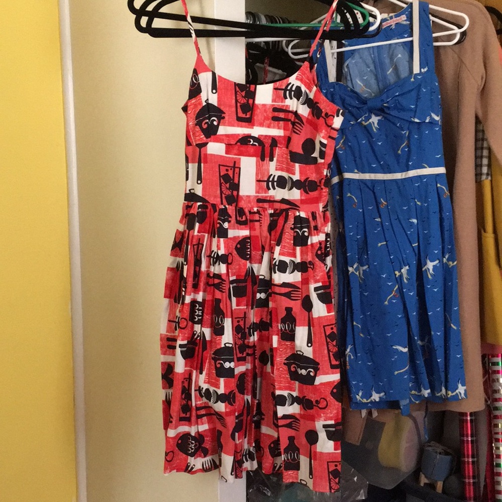 Bernie Dexter Modcloth Barbecue Dress XS